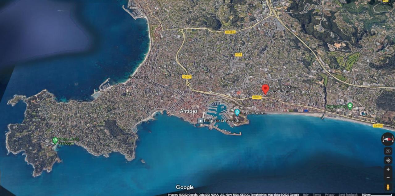 Antibes Secured Parc Velusine With Private Parking, Terrace, Pools And Tennis Courts. 외부 사진